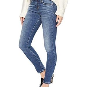 NWOT Joes Cleo Embellished Slit Ankle Skinny Jeans